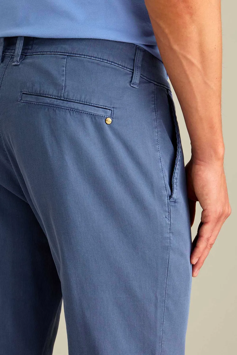 Jeckerson Jack Slim Fit Chino mittelblau Tencel