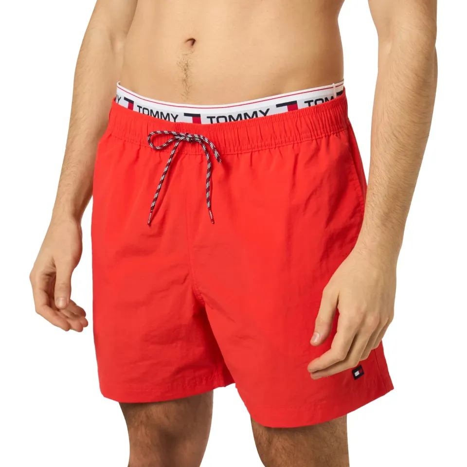 Tommy Jeans Medium Drawstring Badehose Herren mittellang