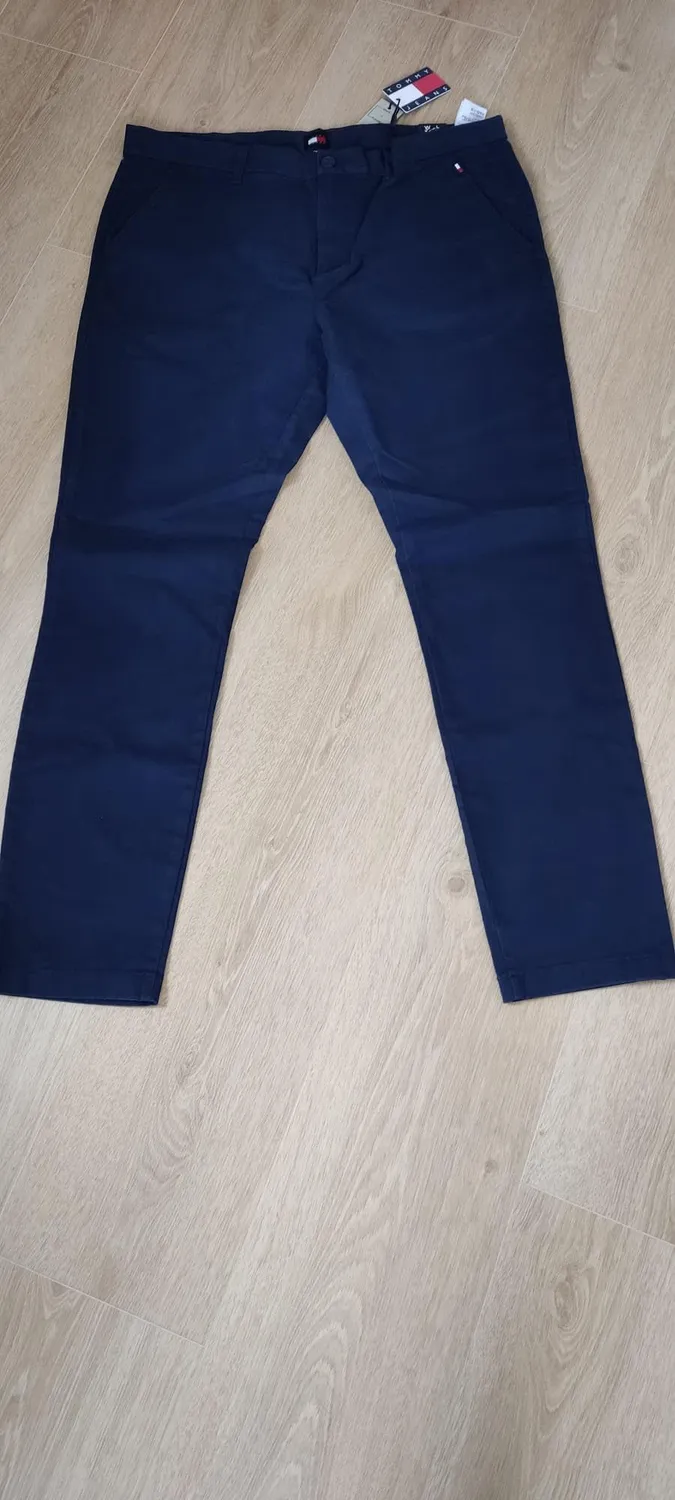 Tommy Jeans Austin Stretch Chino Herren Blau Beige