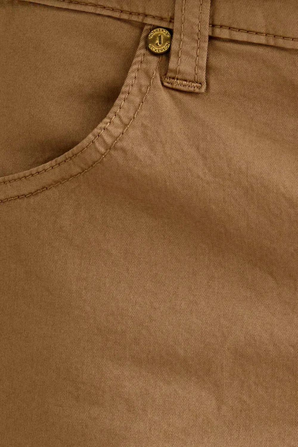 Jeckerson Jo Bermuda Zementbeige Gabardine Slim Fit