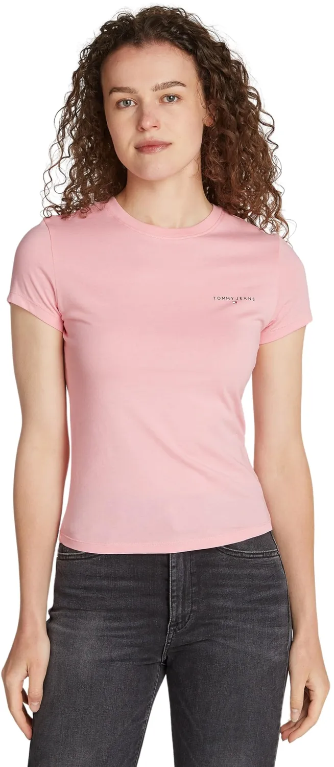 Tommy Jeans Linear Slim Fit Damen T-Shirt XS Kurzarm