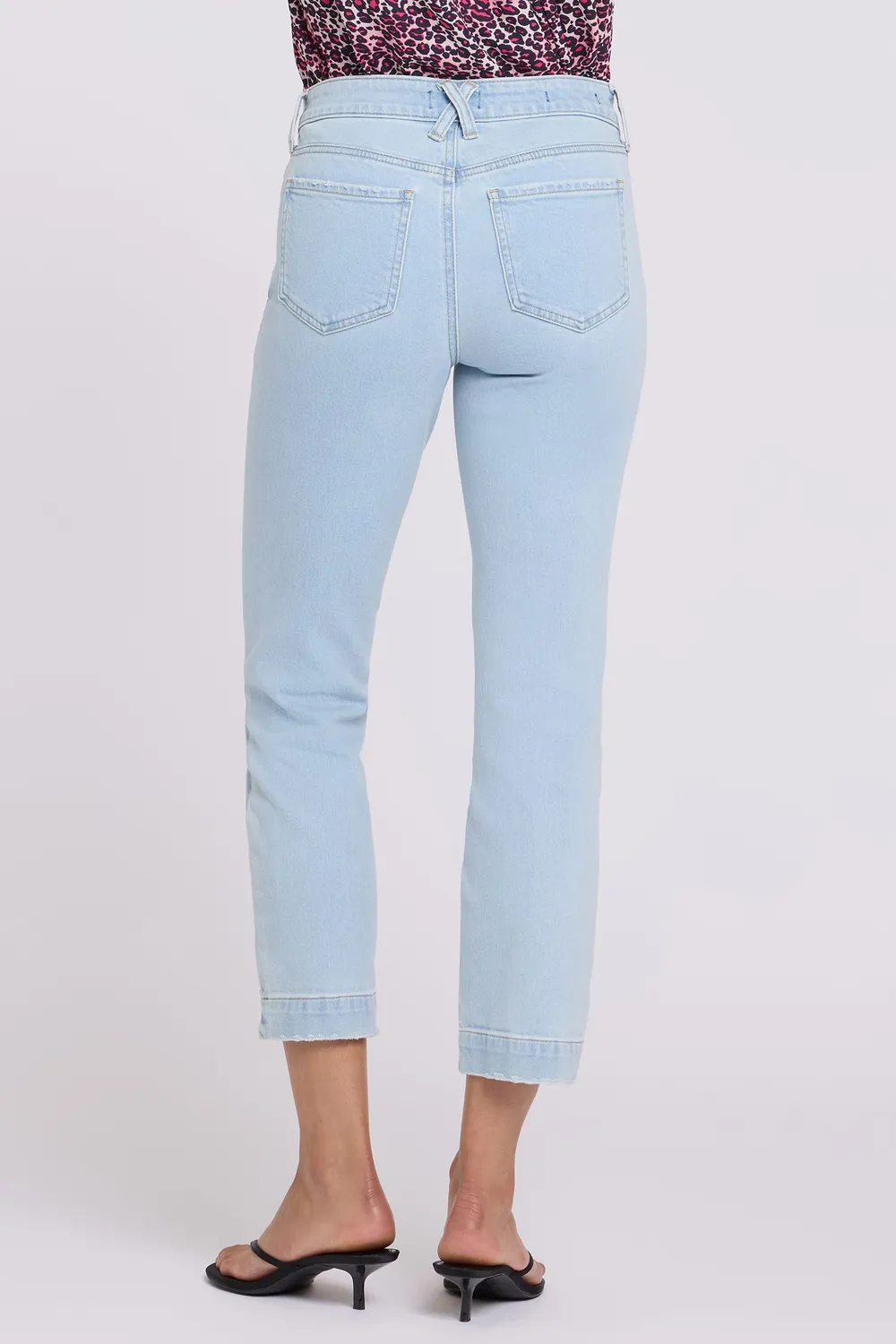 NYDJ Sheri Slim Straight Ankle Jeans Sky Valley