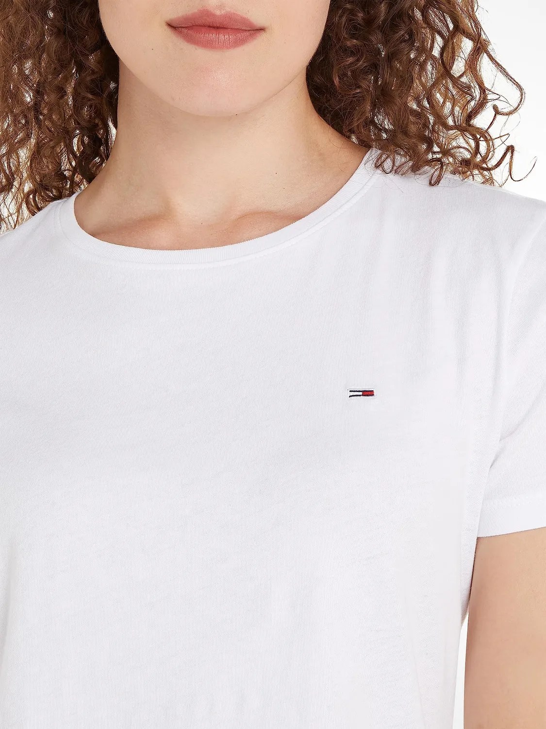 Tommy Jeans TJW Soft T-Shirt Damen Kurzarm Bio
