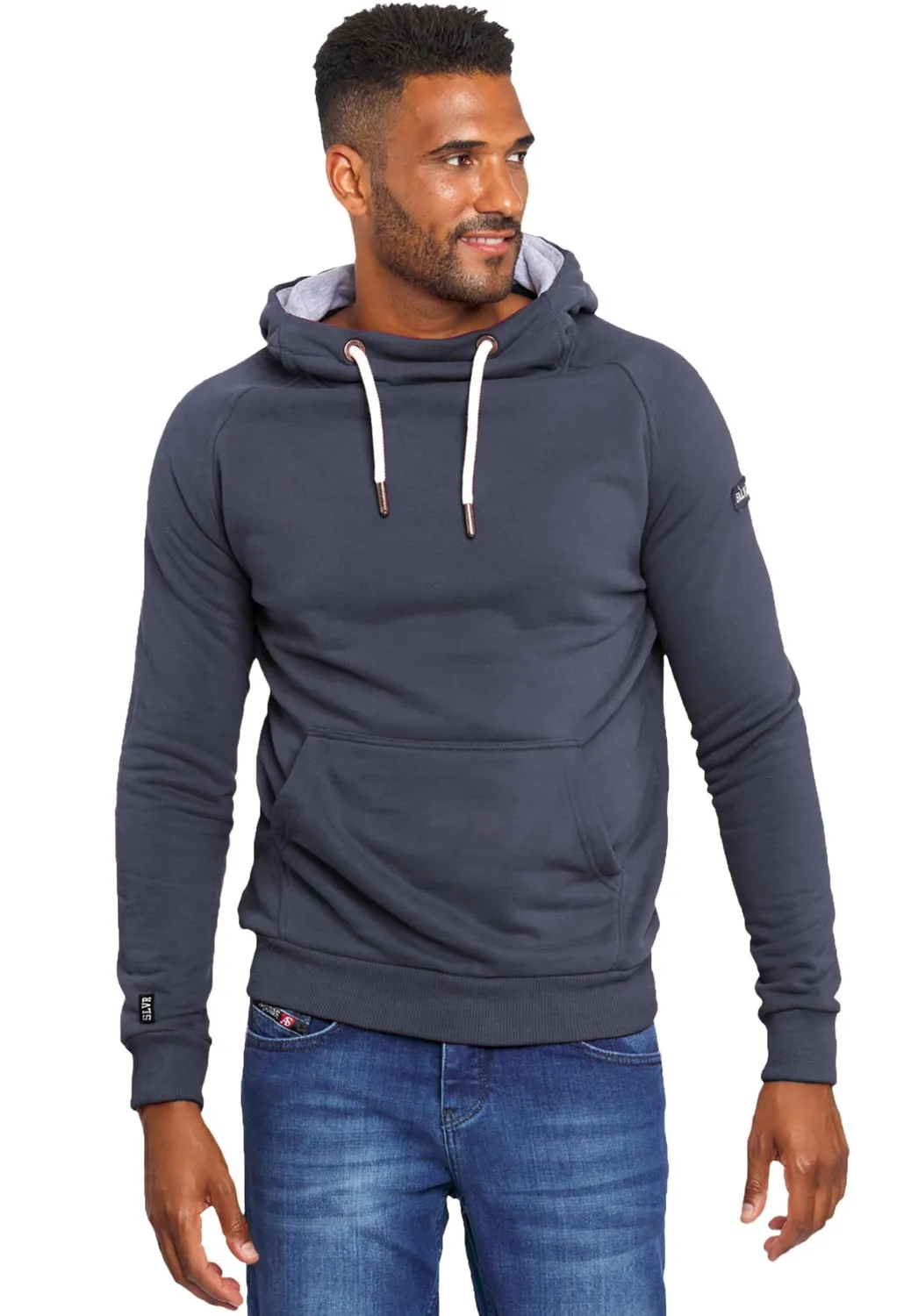 Alessandro Salvarini AS291 Hoodie schwarz Kapuzenpullover