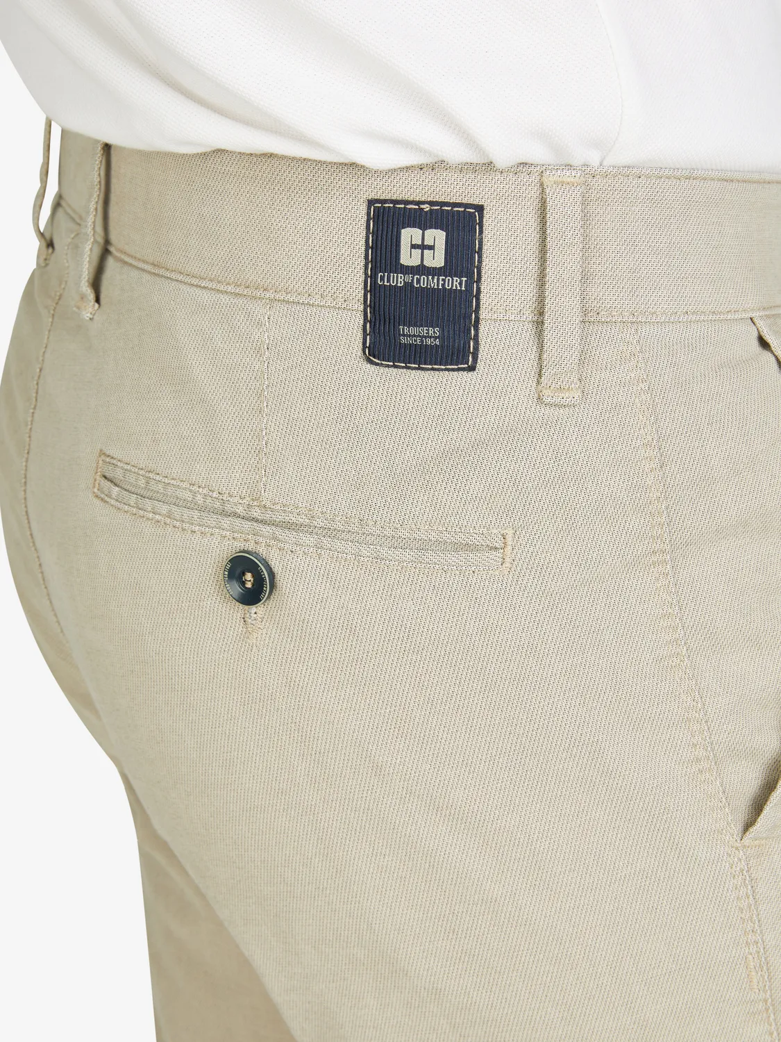 Club of Comfort Garvey 8108 Chinohose beige Regular Fit