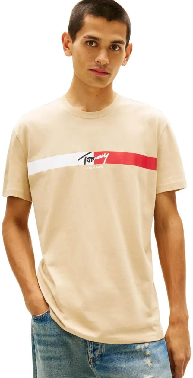 Tommy Jeans TJM Signature Stripe Dm0dm22539 T-Shirt M