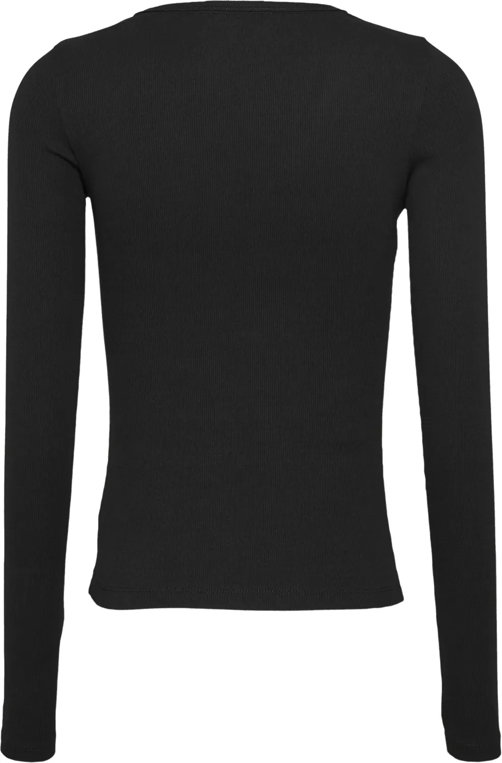 Tommy Jeans Essential V-Neck Langarmshirt M schwarz