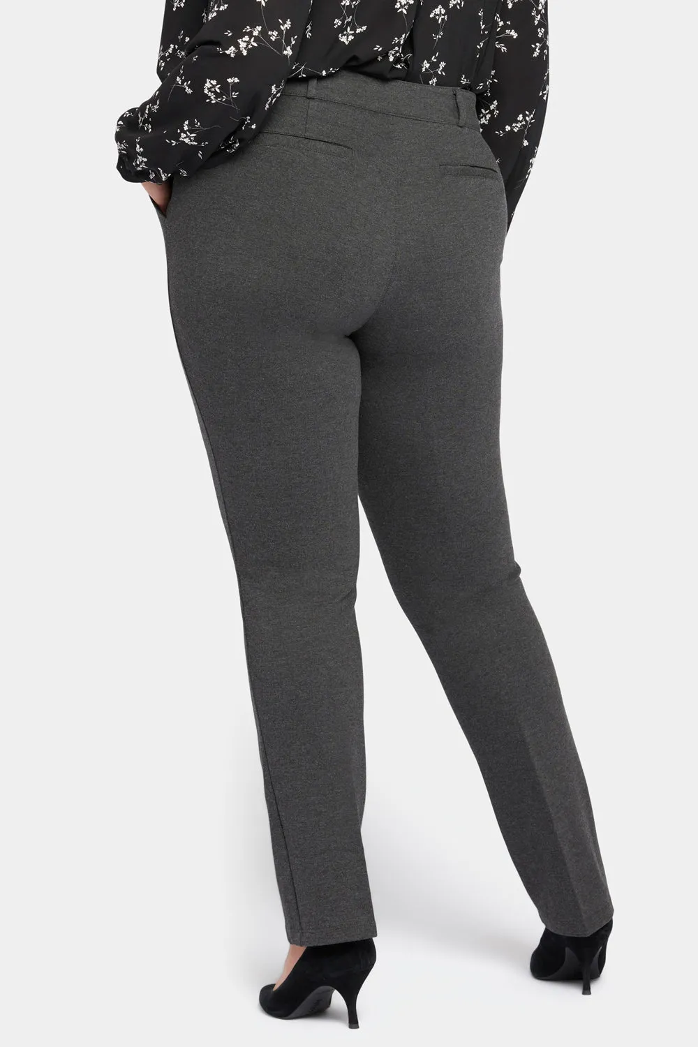 NYDJ Classic Trouser Stoffhose Charcoal Heathered formend