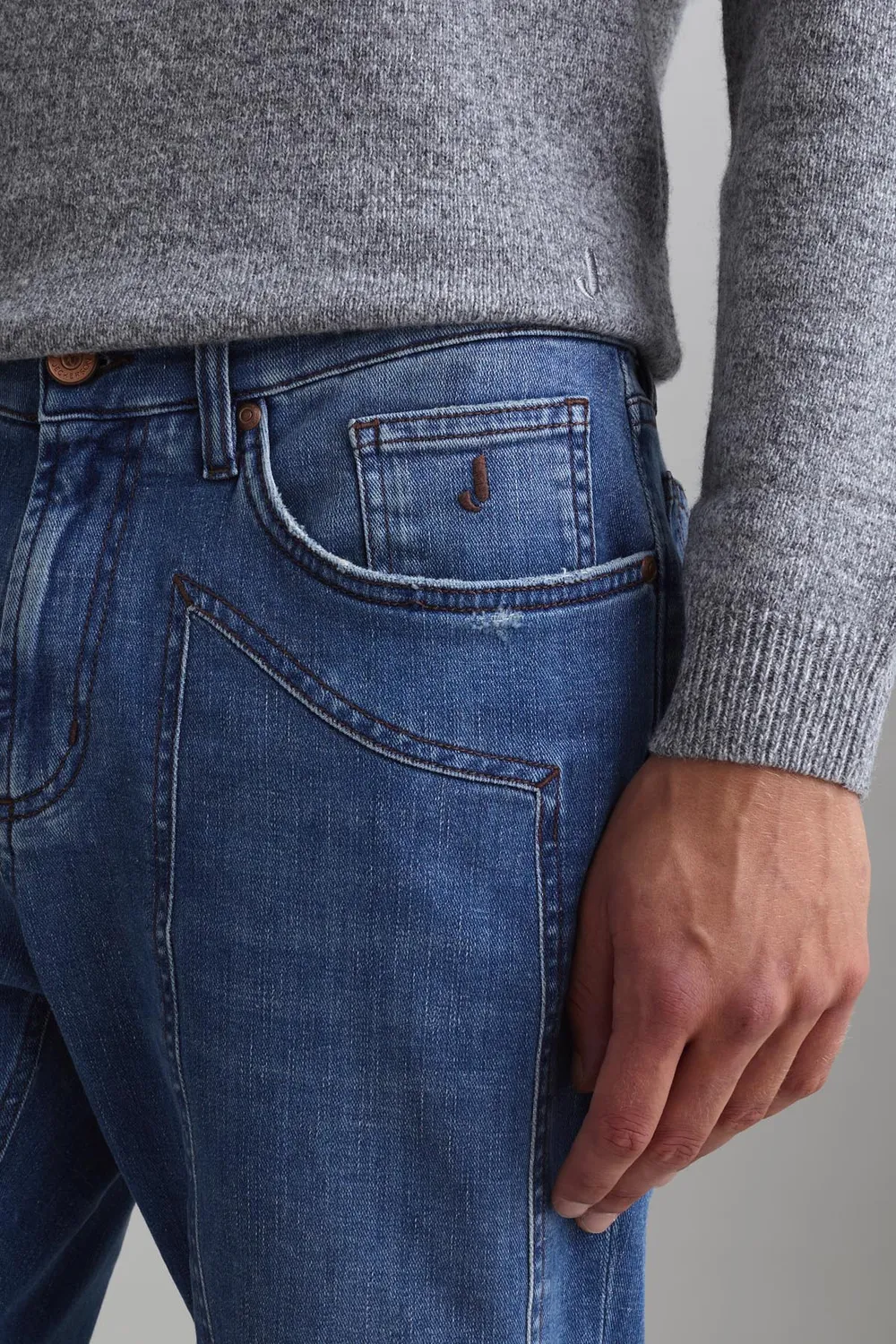 Jeckerson John Toppa Slim Fit Jeans hellblau