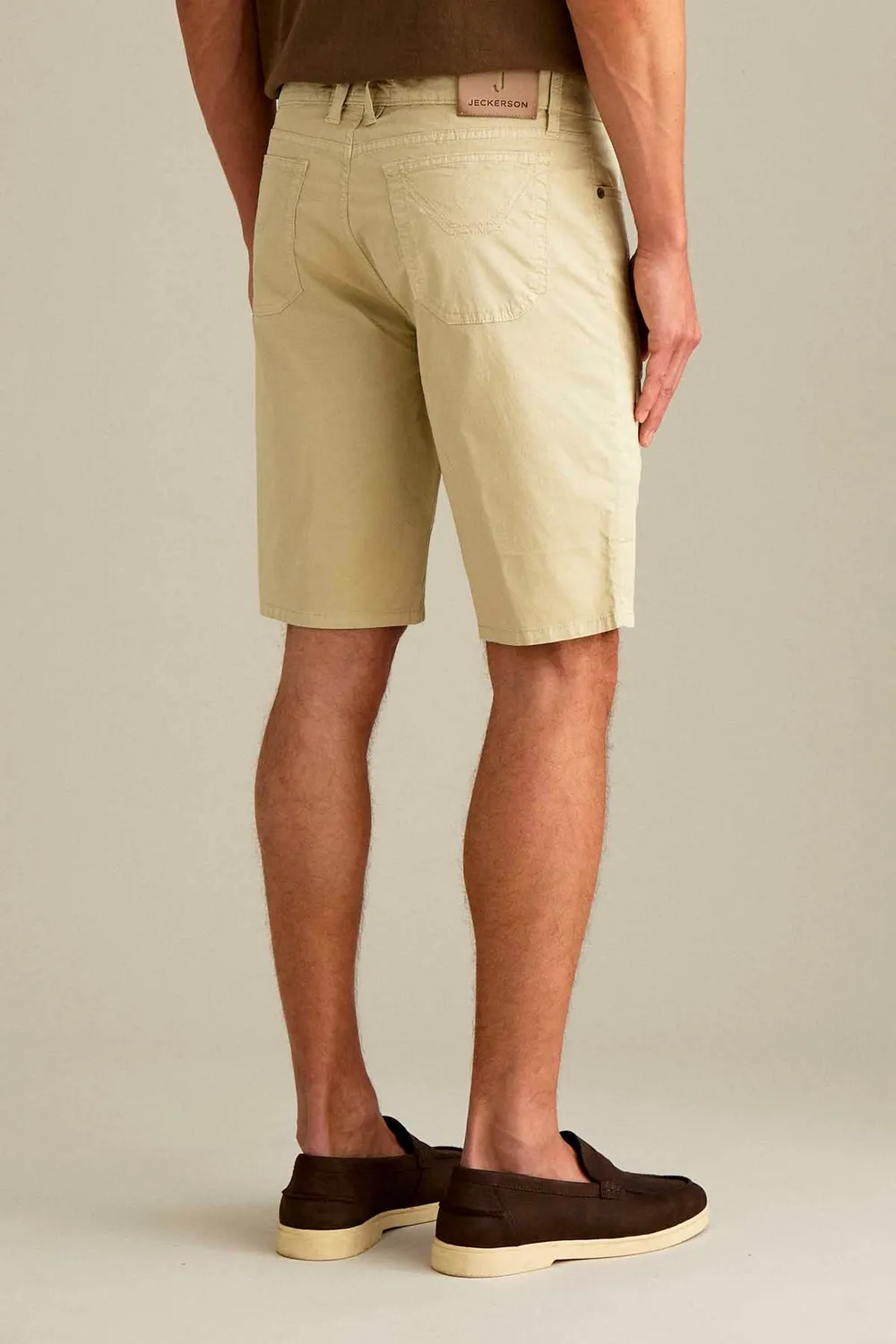Jeckerson Jayden Toppa Bermuda hellbeige Stretch