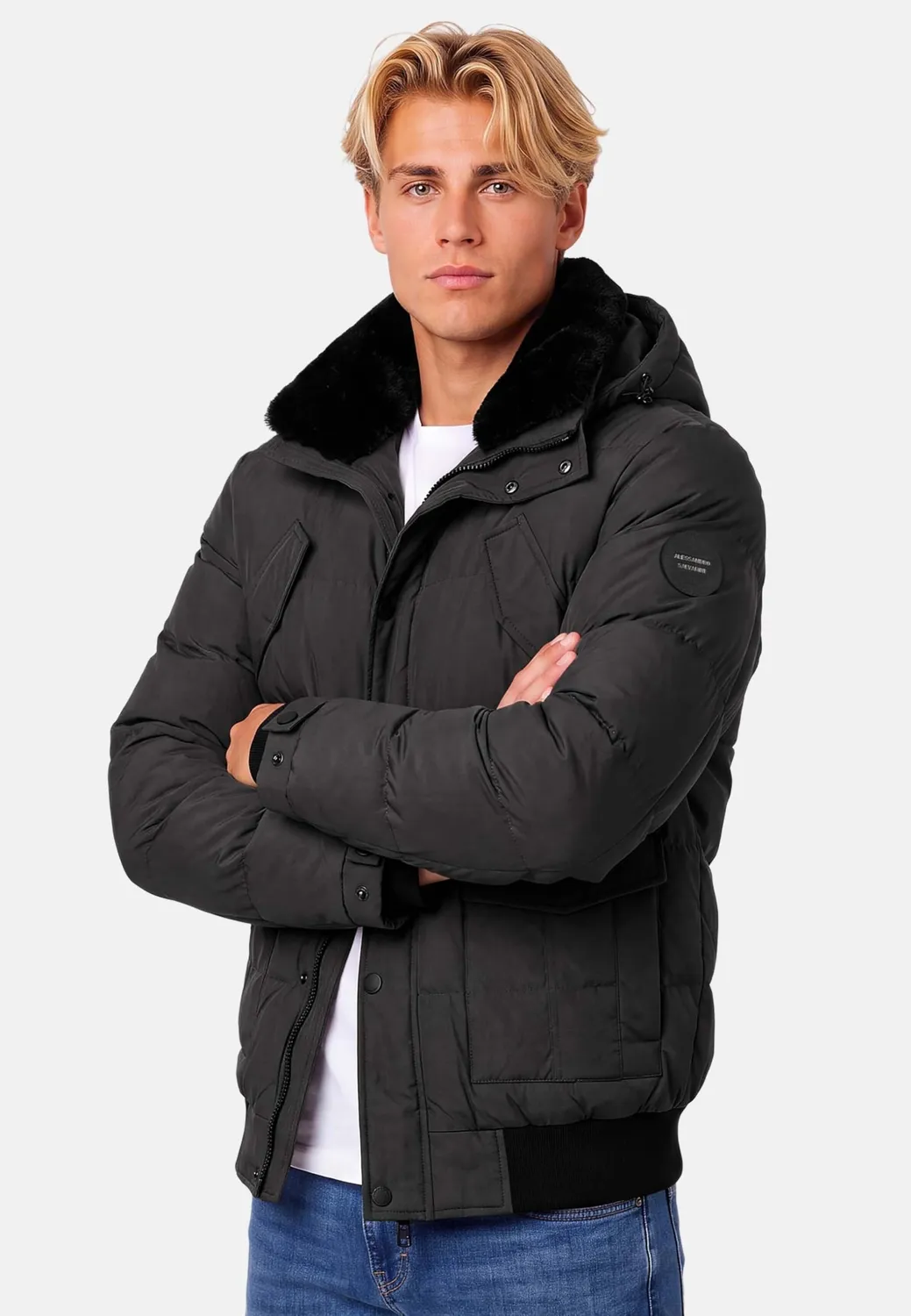 Alessandro Salvarini AS-286 Winterjacke warm gefüttert