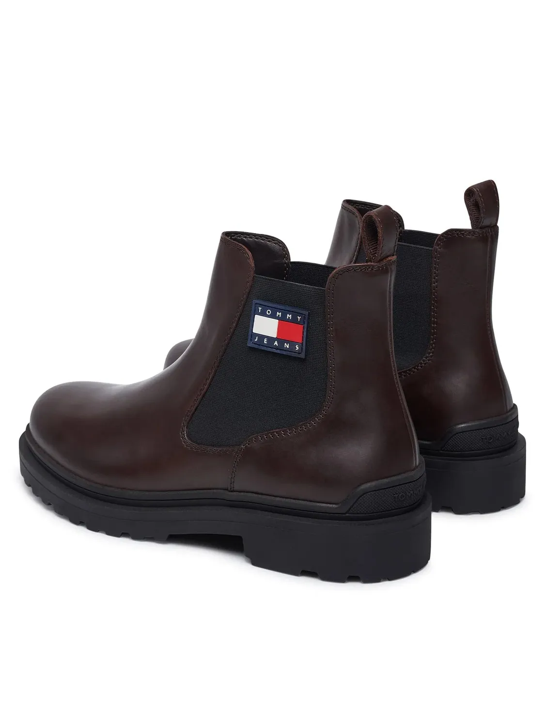 Tommy Jeans Chelsea Boot Herren Leder Gr. 42 Logo
