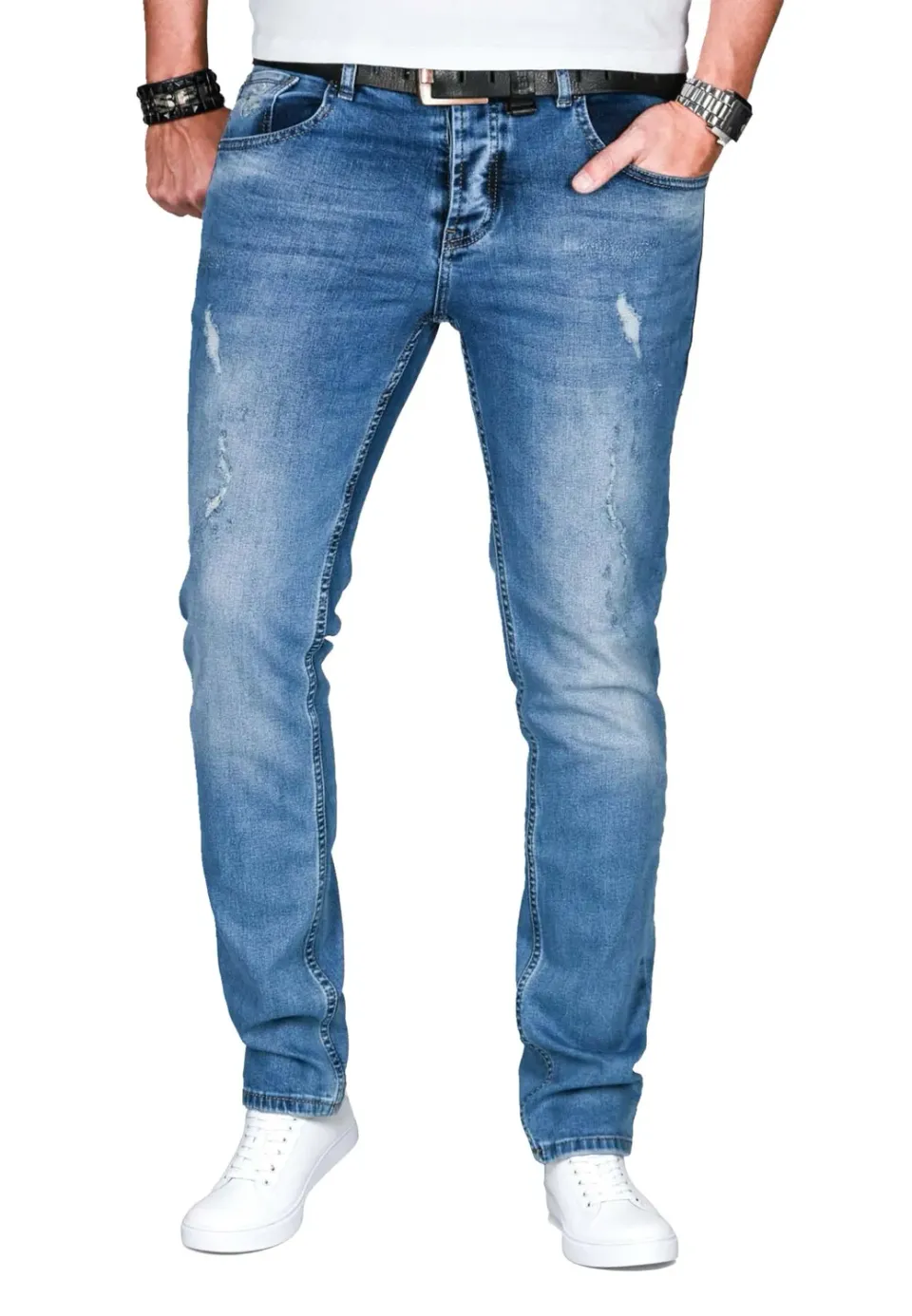 Alessandro Salvarini Slim Fit Jeans 32W/30L Stretch