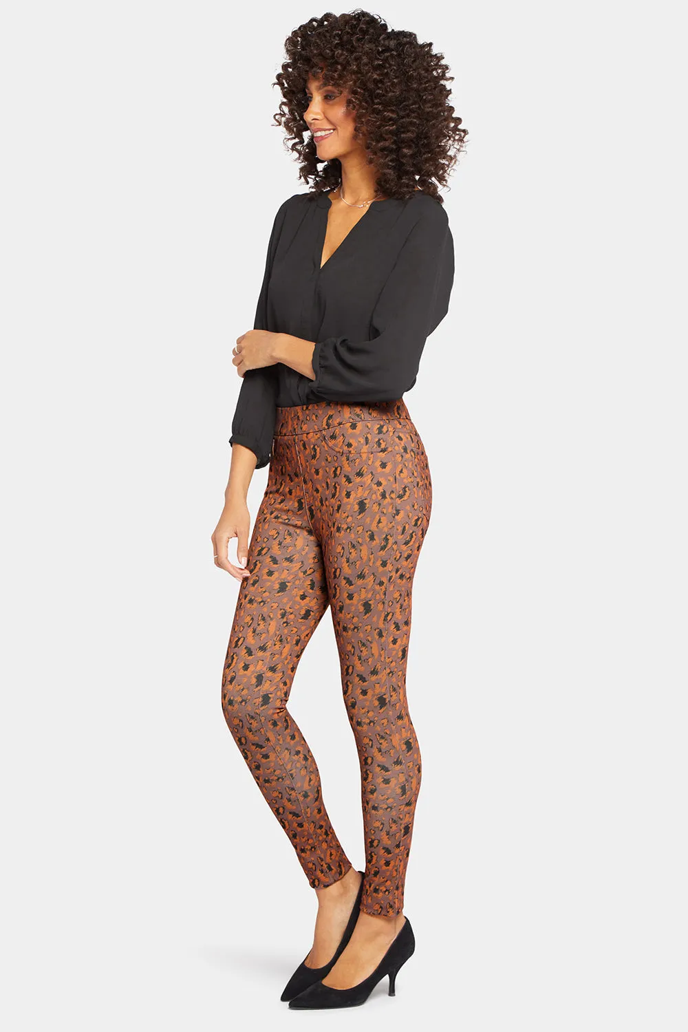NYDJ Modern Legging Hose Caramel Cat Ponte
