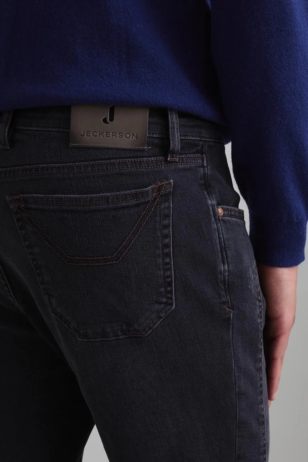 Jeckerson John Jeans Slim Fit Schwarz Used Denim
