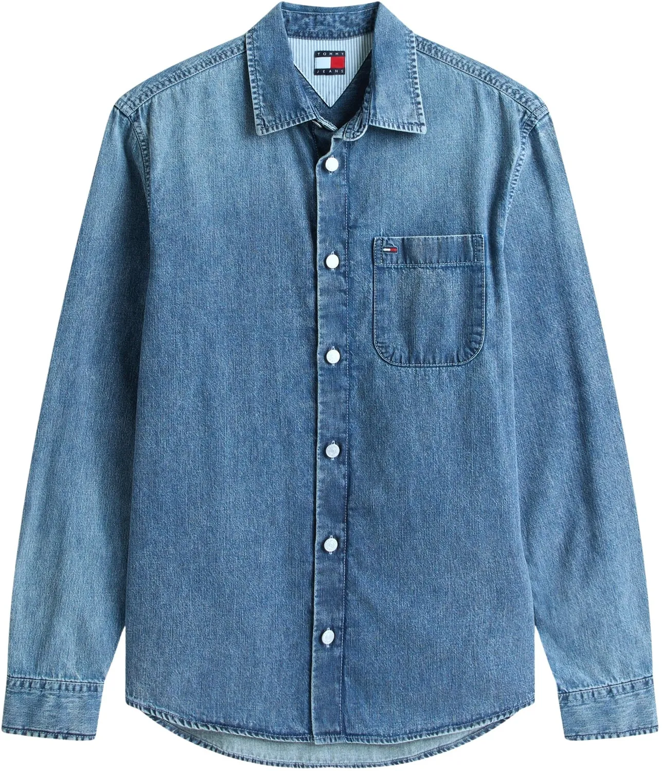 Tommy Jeans Regular Denim Shirt DM0DM22121 Jeanshemd 3XL Langarm