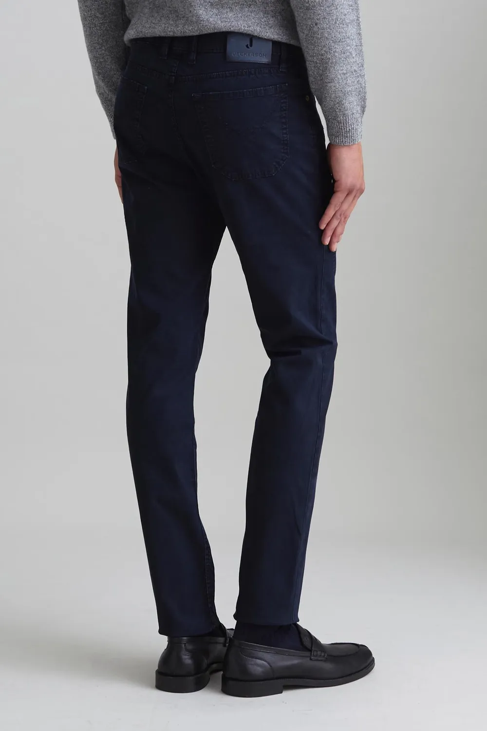 Jeckerson John Toppa Hose dunkelblau Tencel