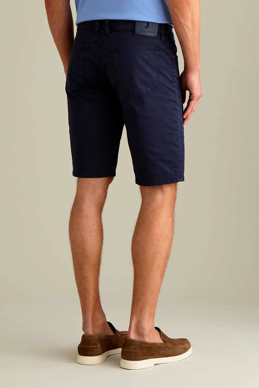 Jeckerson Jayden Slim Fit Shorts dunkelblau Stretch