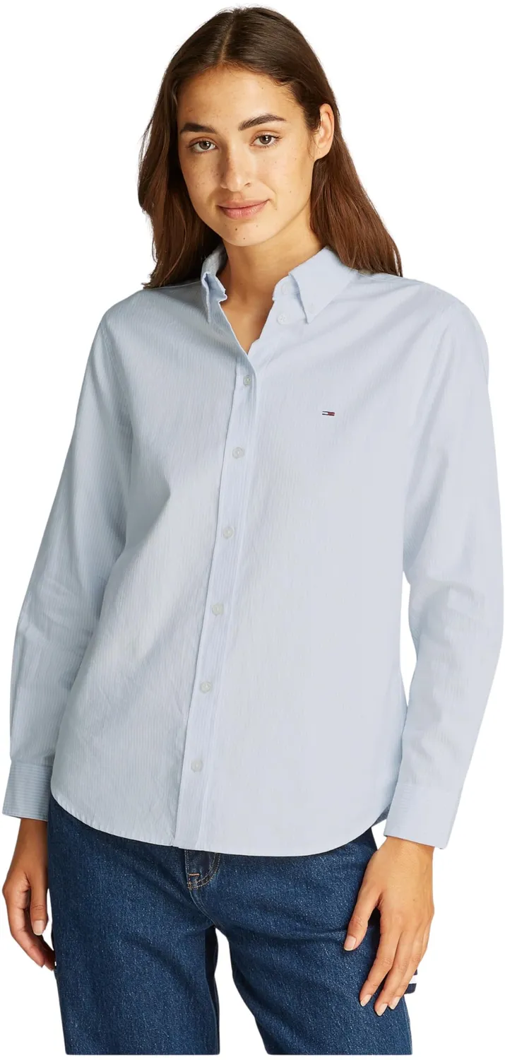 Tommy Jeans Oxford Regular Fit Hemd Damen gestreift