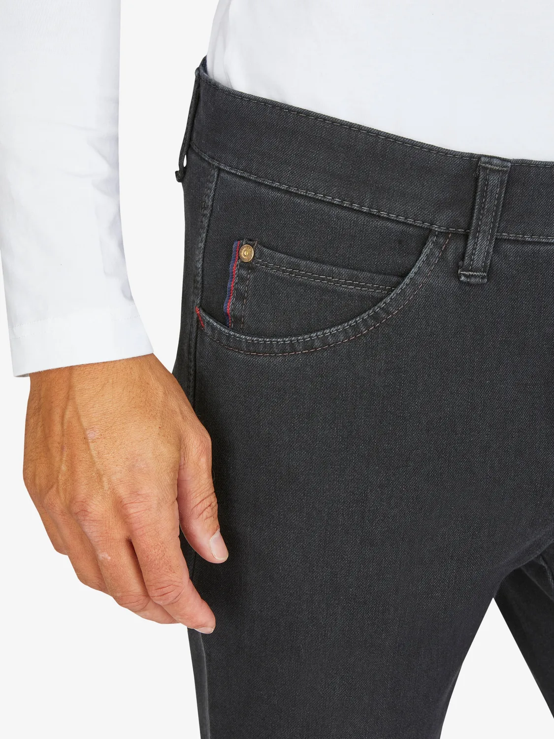Club of Comfort Marvin 7054 Jeans anthrazit Comfortbund