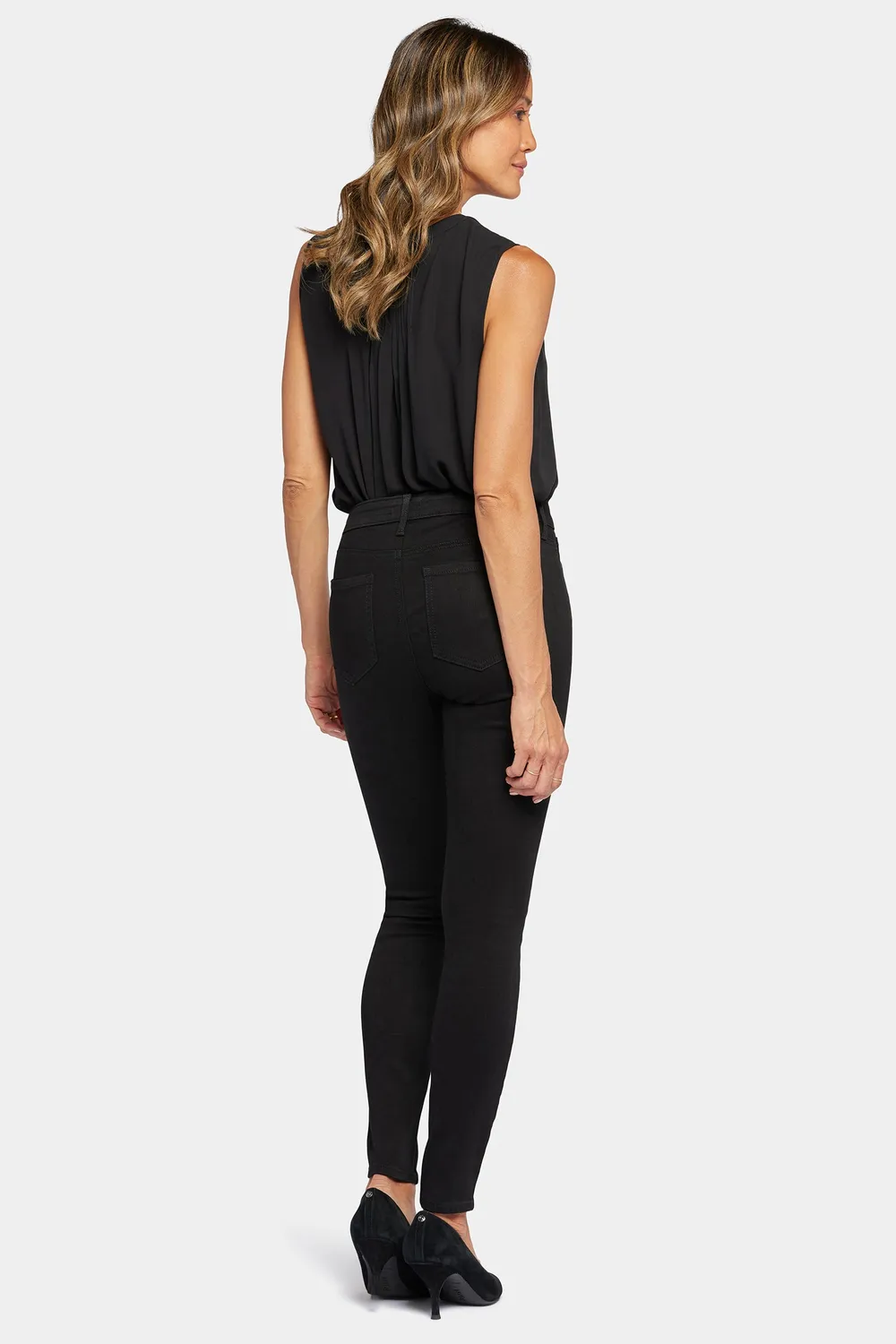 NYDJ Ami Skinny Jeans Black Stretch mit Lift Tuck