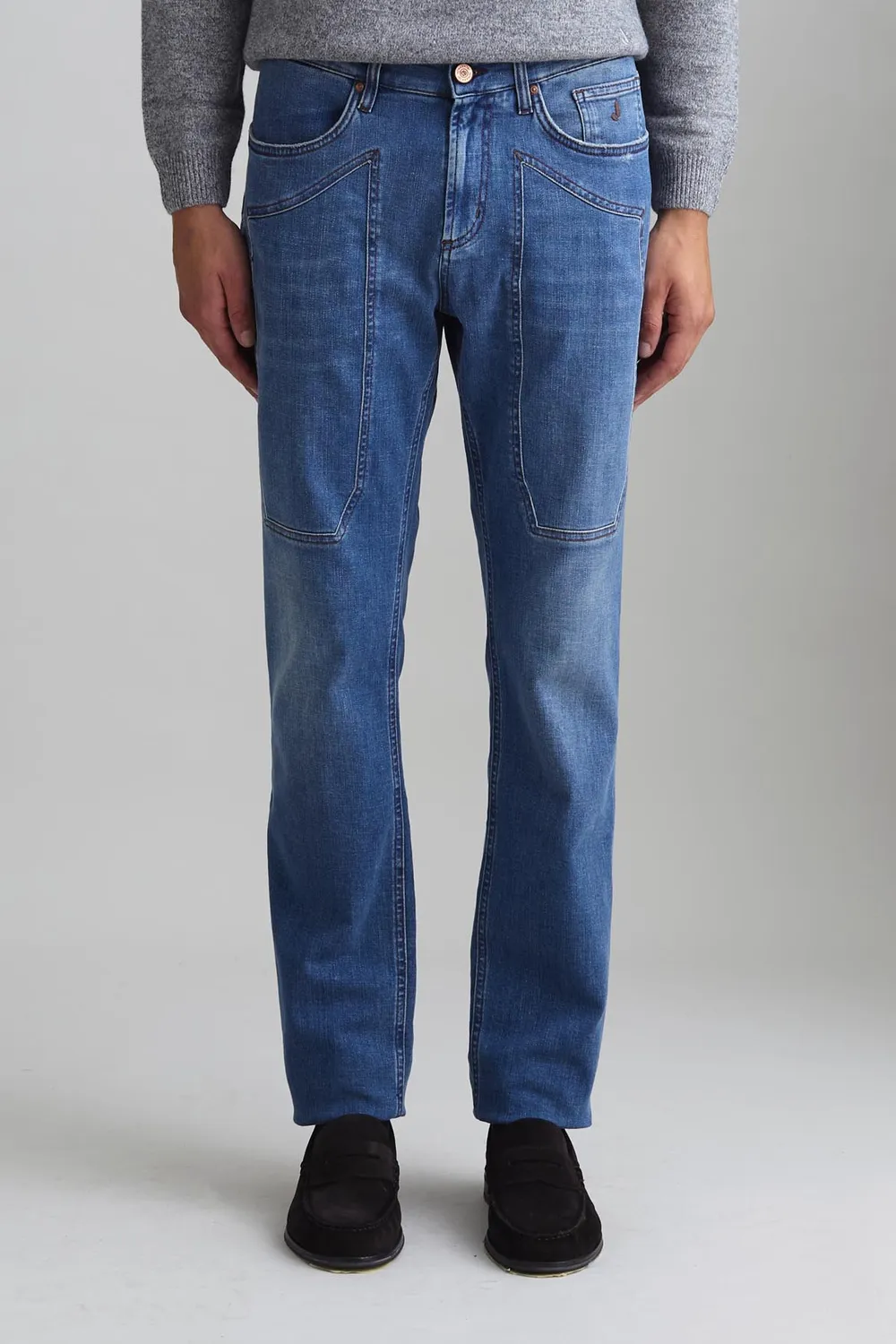 Jeckerson John Toppa Slim Fit Jeans hellblau
