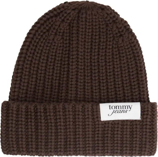 Tommy Jeans TJW Script Beanie AW0AW18972 braun Damen