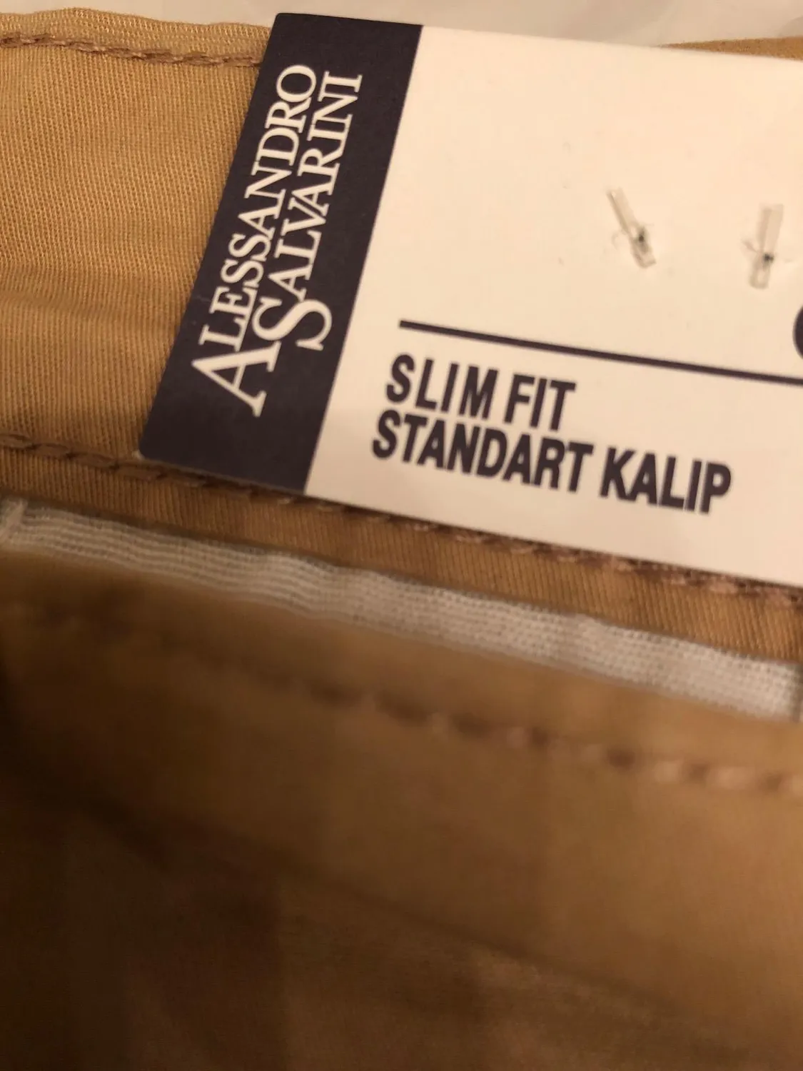 Alessandro Salvarini AS024 Chino Herren Schwarz Stretch
