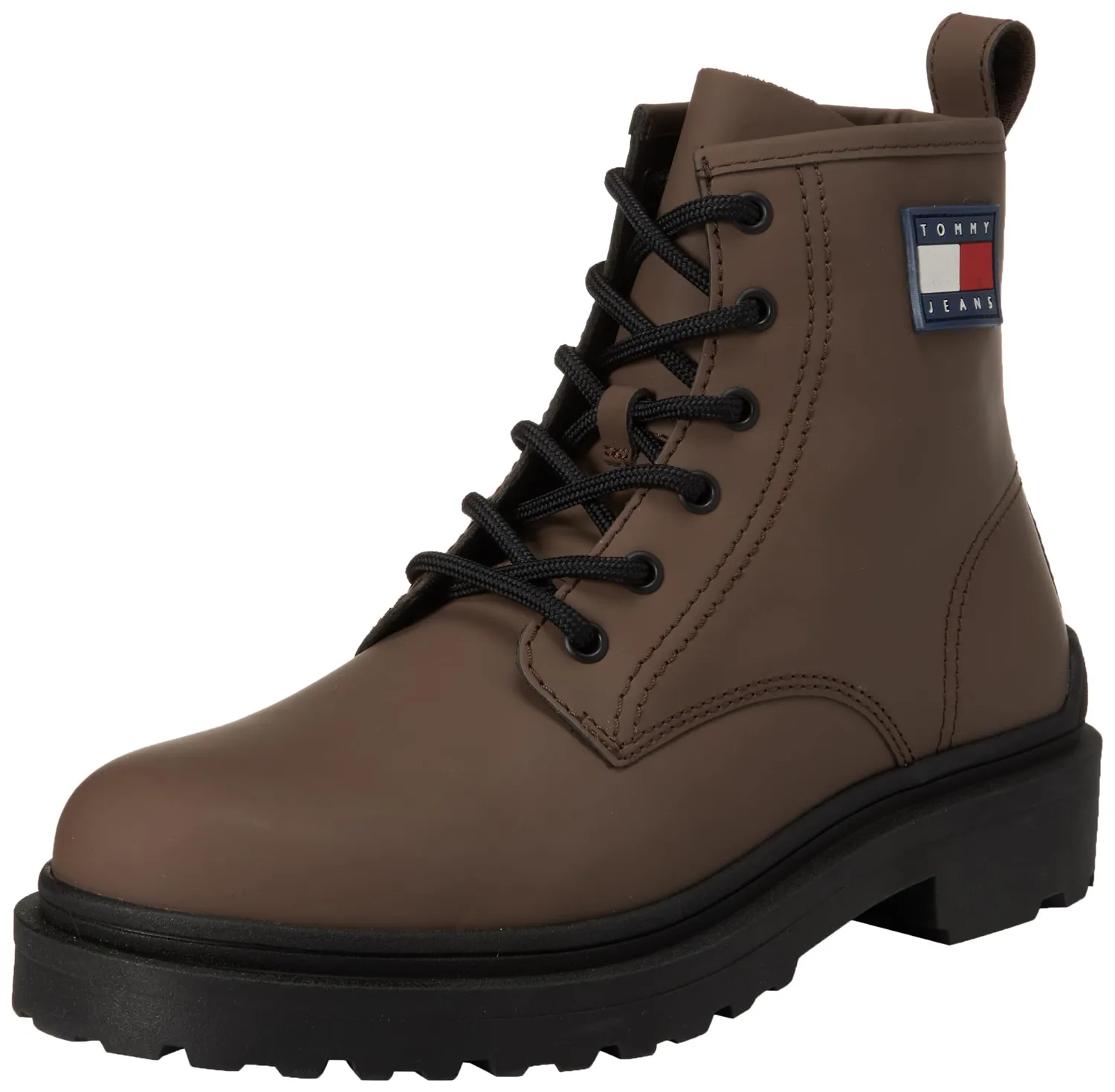 Tommy Jeans Leather Lace Up Low Boot Stiefel Leder