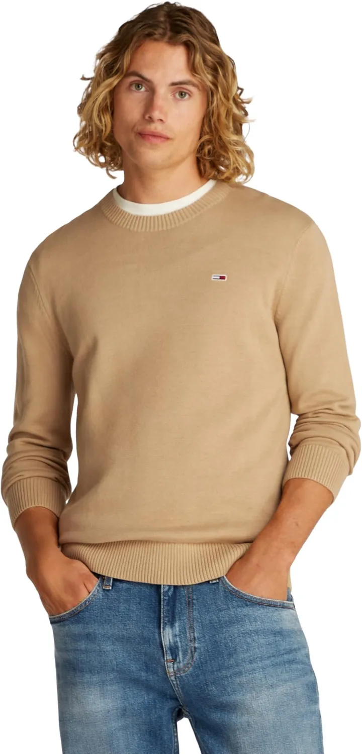 Tommy Jeans Pullover Rundhals Court Green Grün