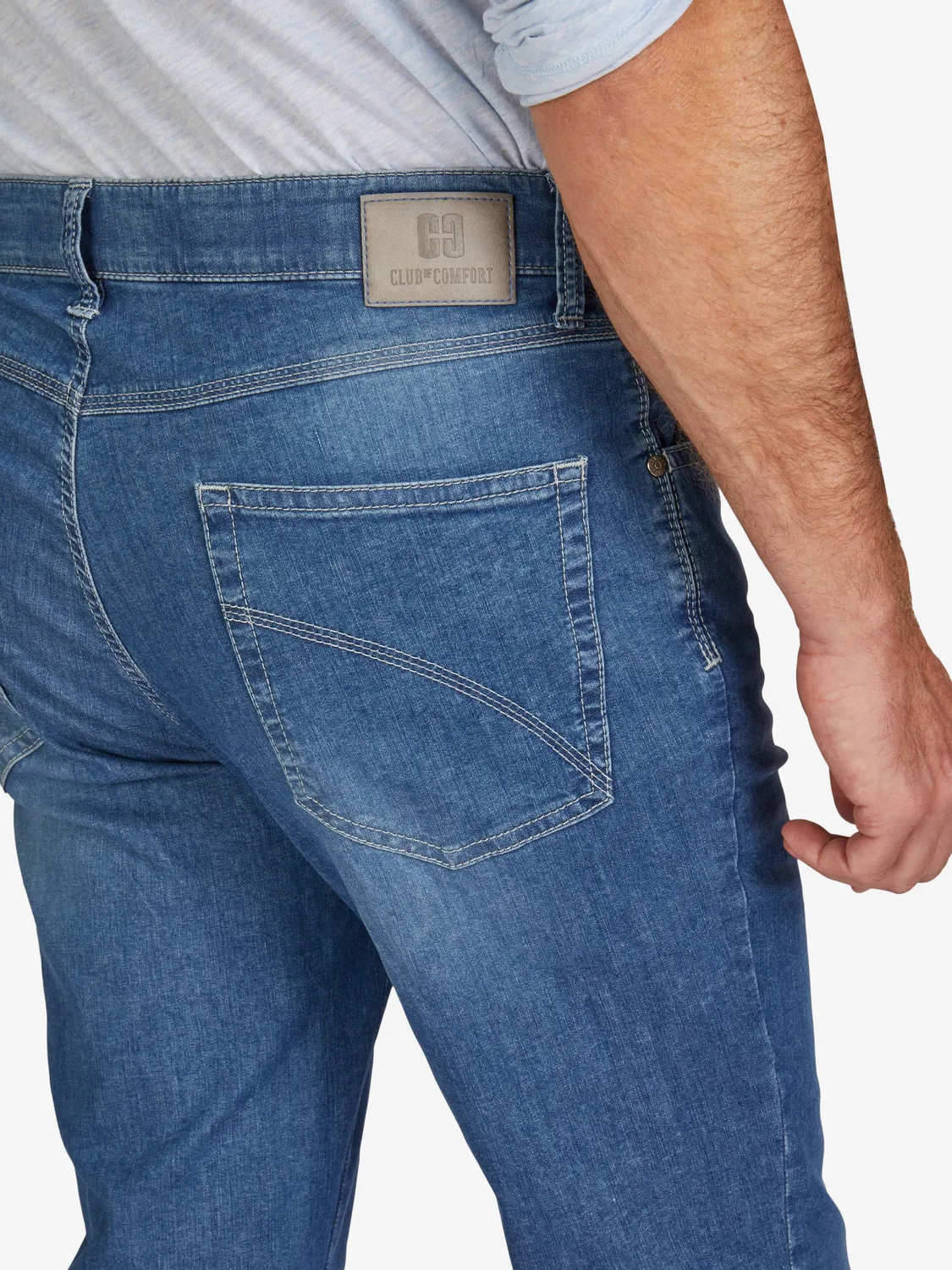 Club of Comfort Henry 6516 Jeans hellblau gewaschen