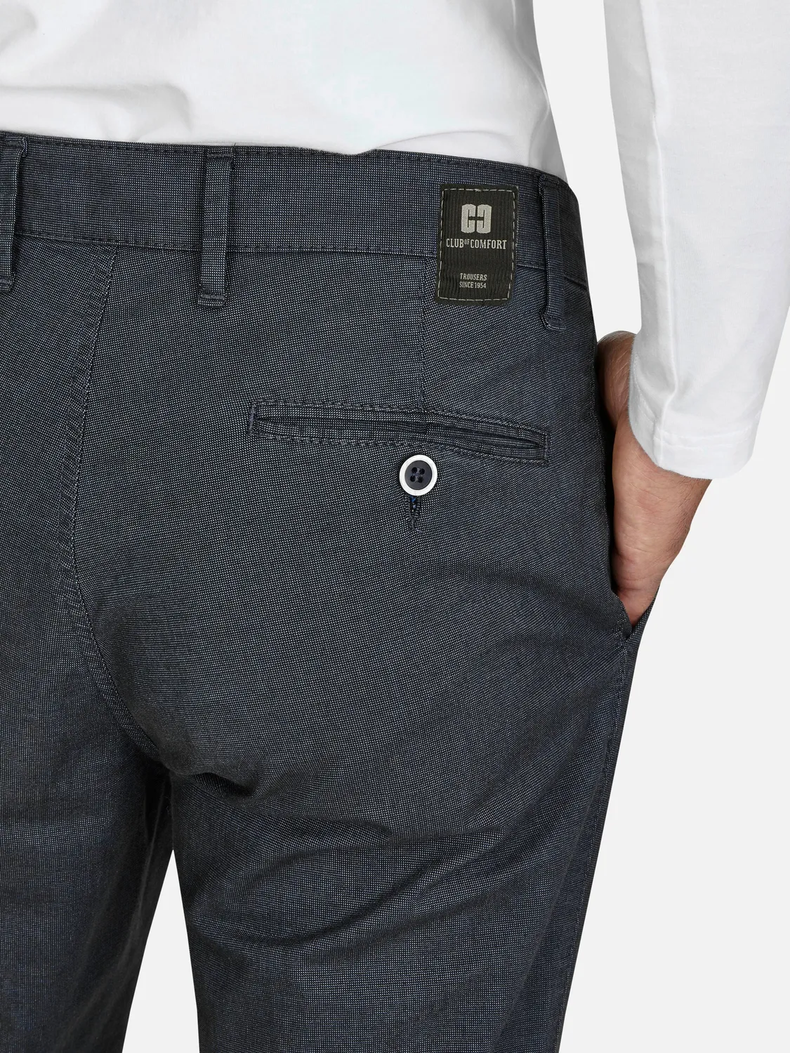 Club of Comfort Garvey 6910 Chino anthrazit Wool-Look