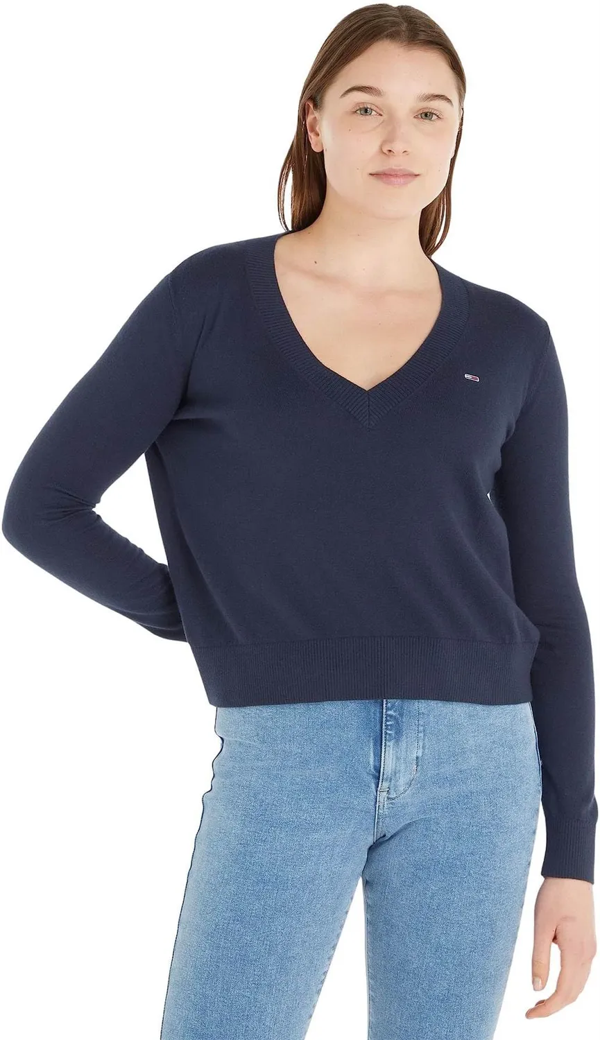 Tommy Jeans TJW Essential V-Neck DW0DW16535 Pullover