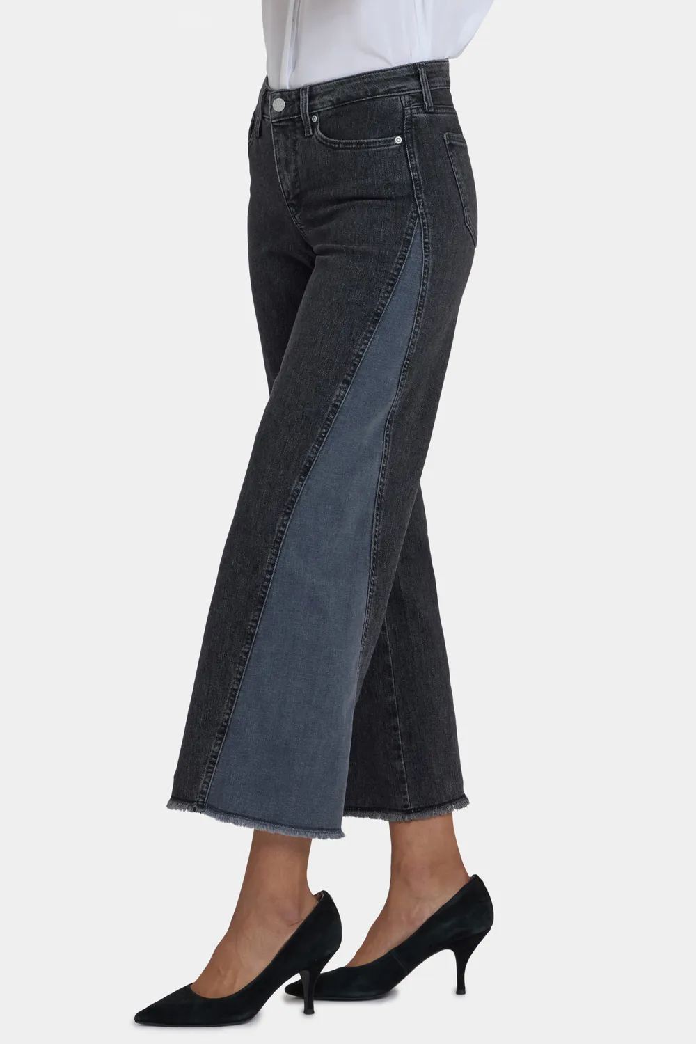 NYDJ Teresa Wide Leg Jeans Street Shade Kontrast