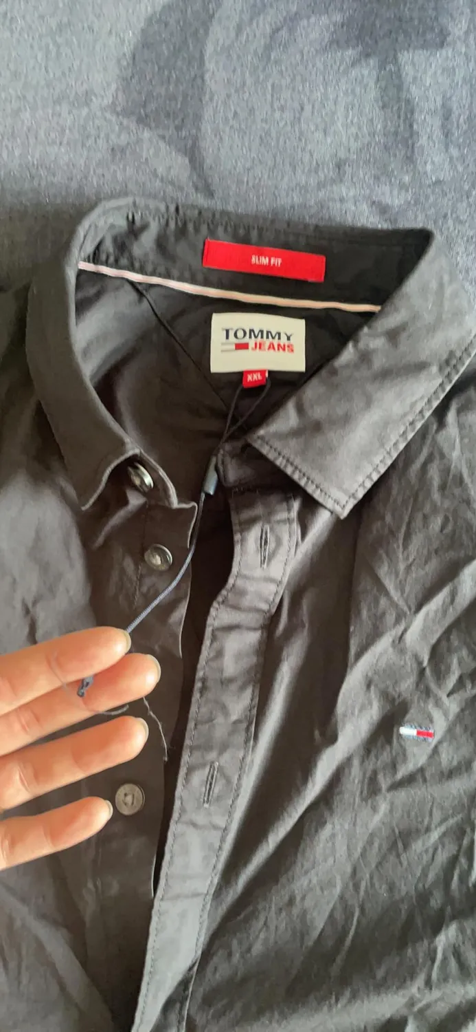 Tommy Jeans Original Stretch Shirt Slim Fit Herren Hemd