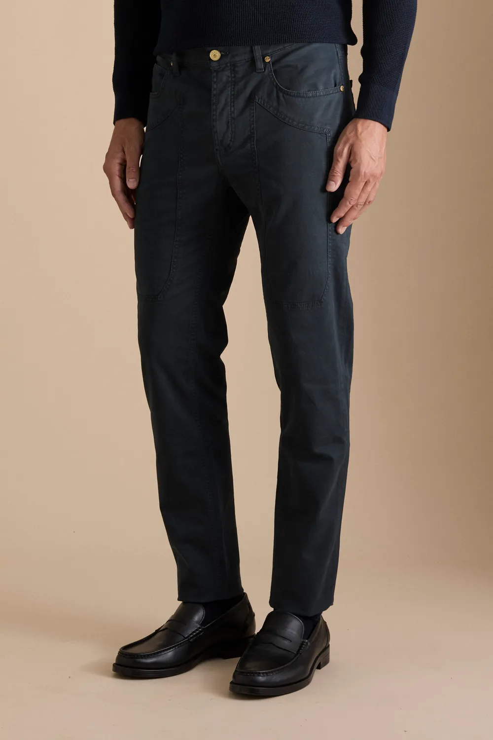 Jeckerson Jax Slim Fit Hose dunkelblau Stretch