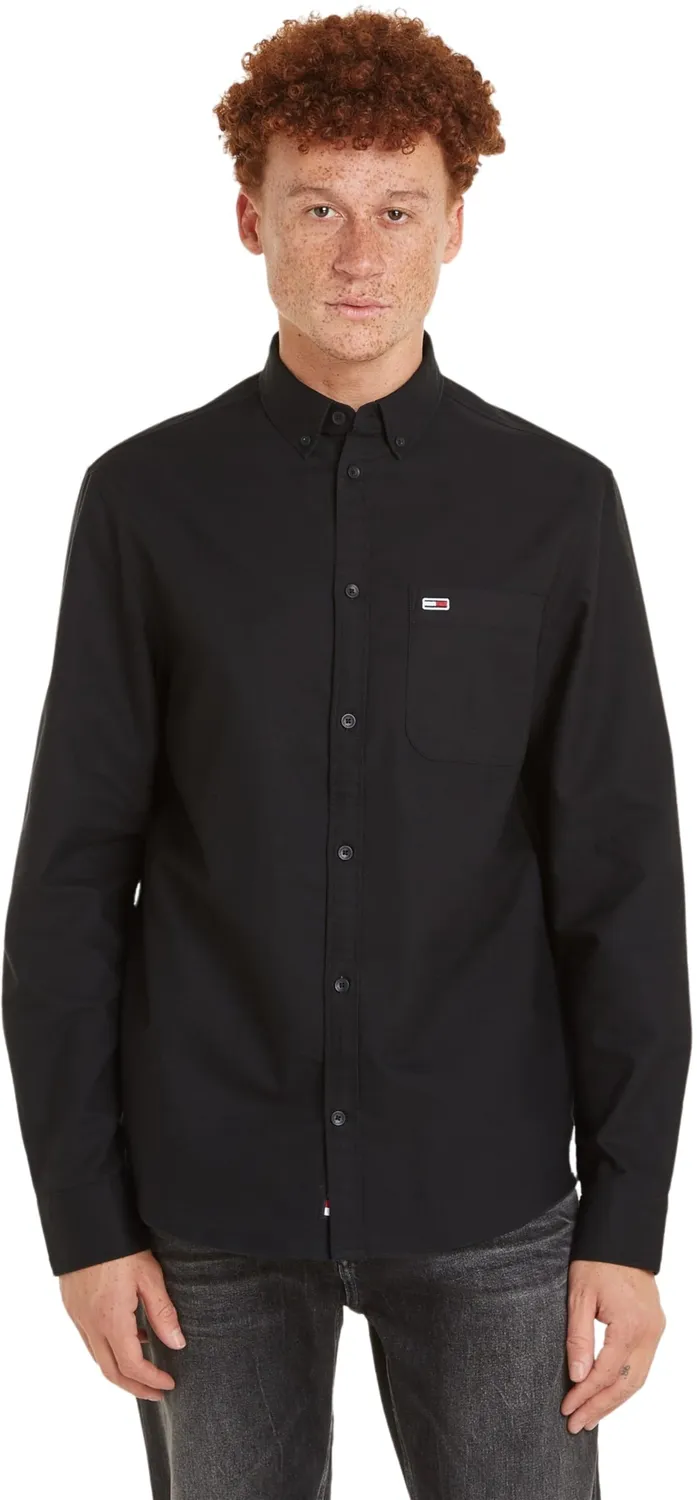 Tommy Jeans TJM DM0DM18335 Oxford-Hemd S Baumwolle