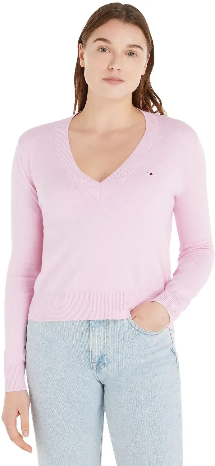 Tommy Jeans TJW Essential V-Neck DW0DW16535 Pullover