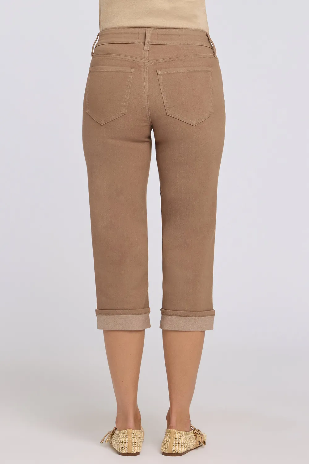 NYDJ Marilyn Crop Jeans Petite Toasted Coconut