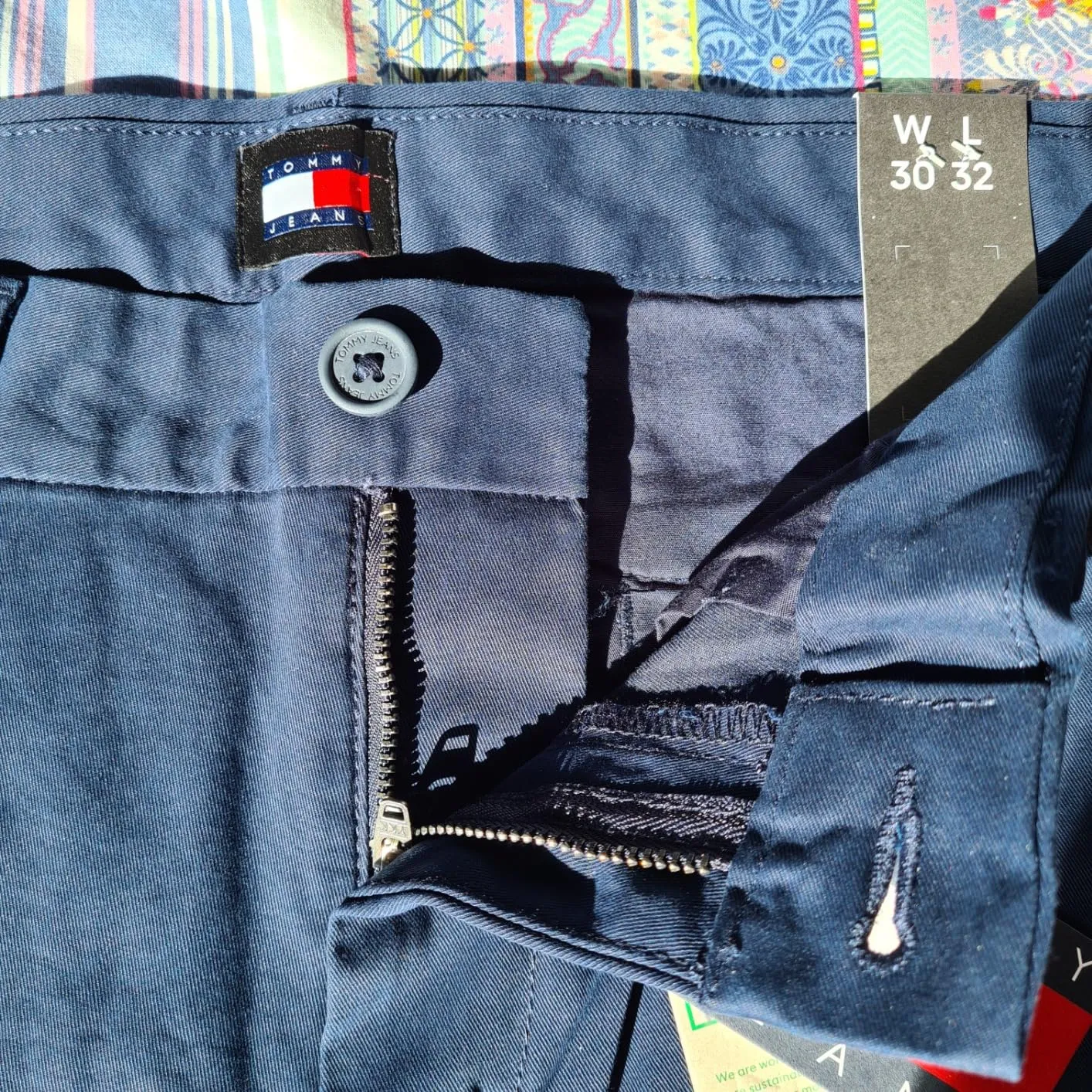 Tommy Jeans Austin Stretch Herren Chino Schwarz Slim