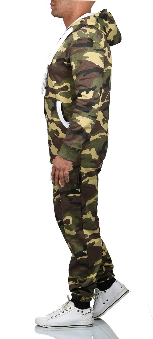 Alessandro Salvarini AS-039 Jumpsuit Overall Trainingsanzug Stretch