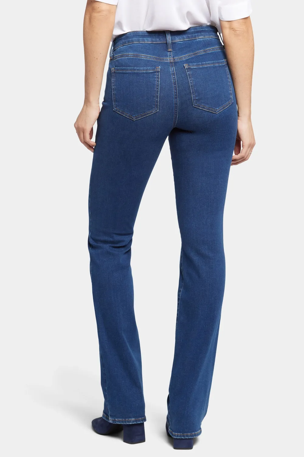 NYDJ Barbara Bootcut Petite Jeans Quinn blau
