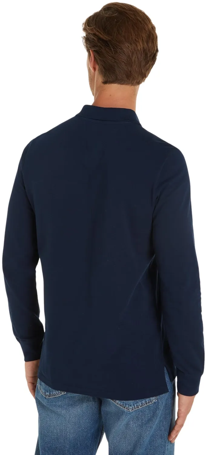 Tommy Jeans Slim Fit Placket Langarm-Poloshirt M