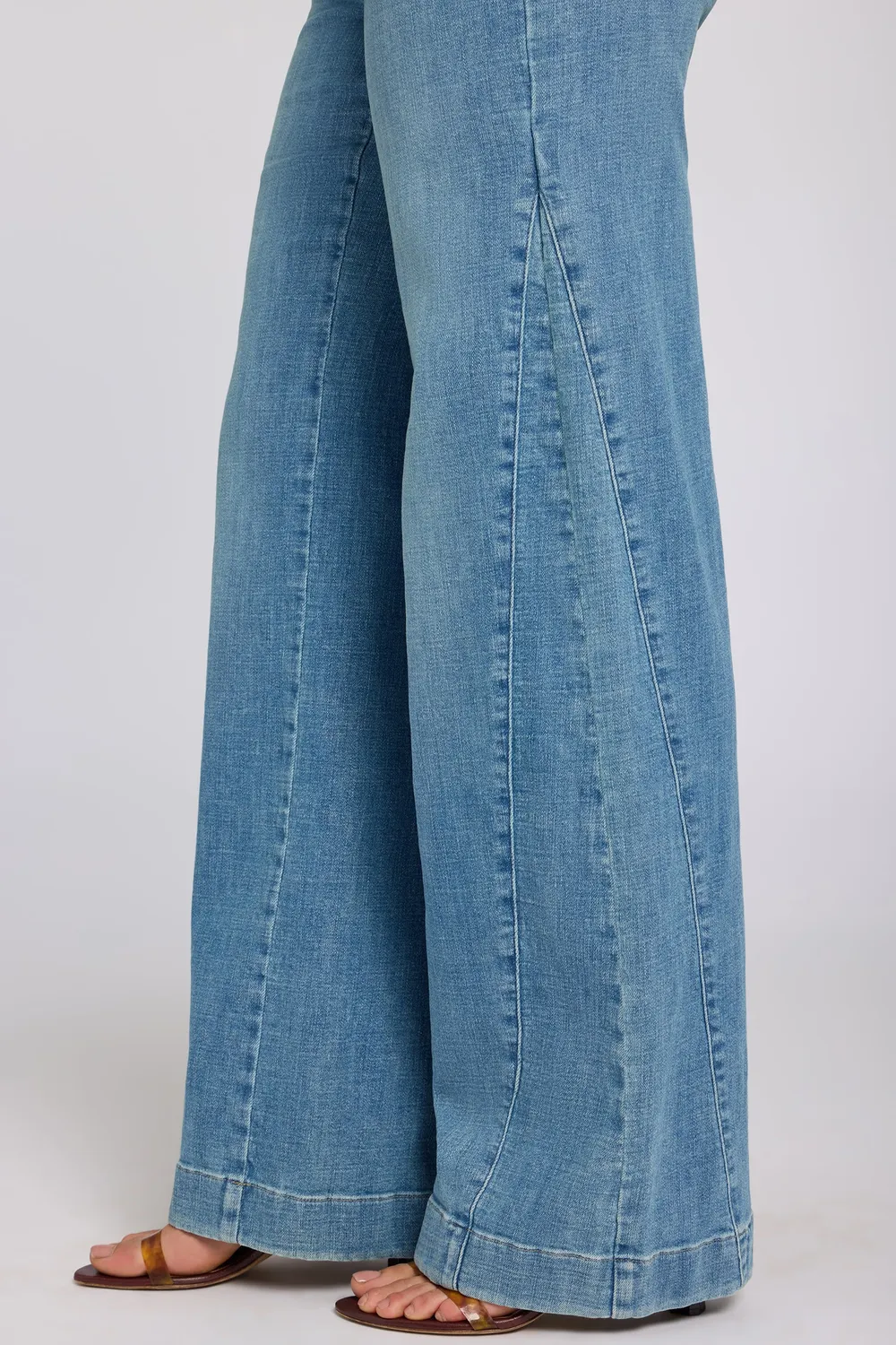 NYDJ Teresa Wide Leg Jeans Dawn Rock Hellblau