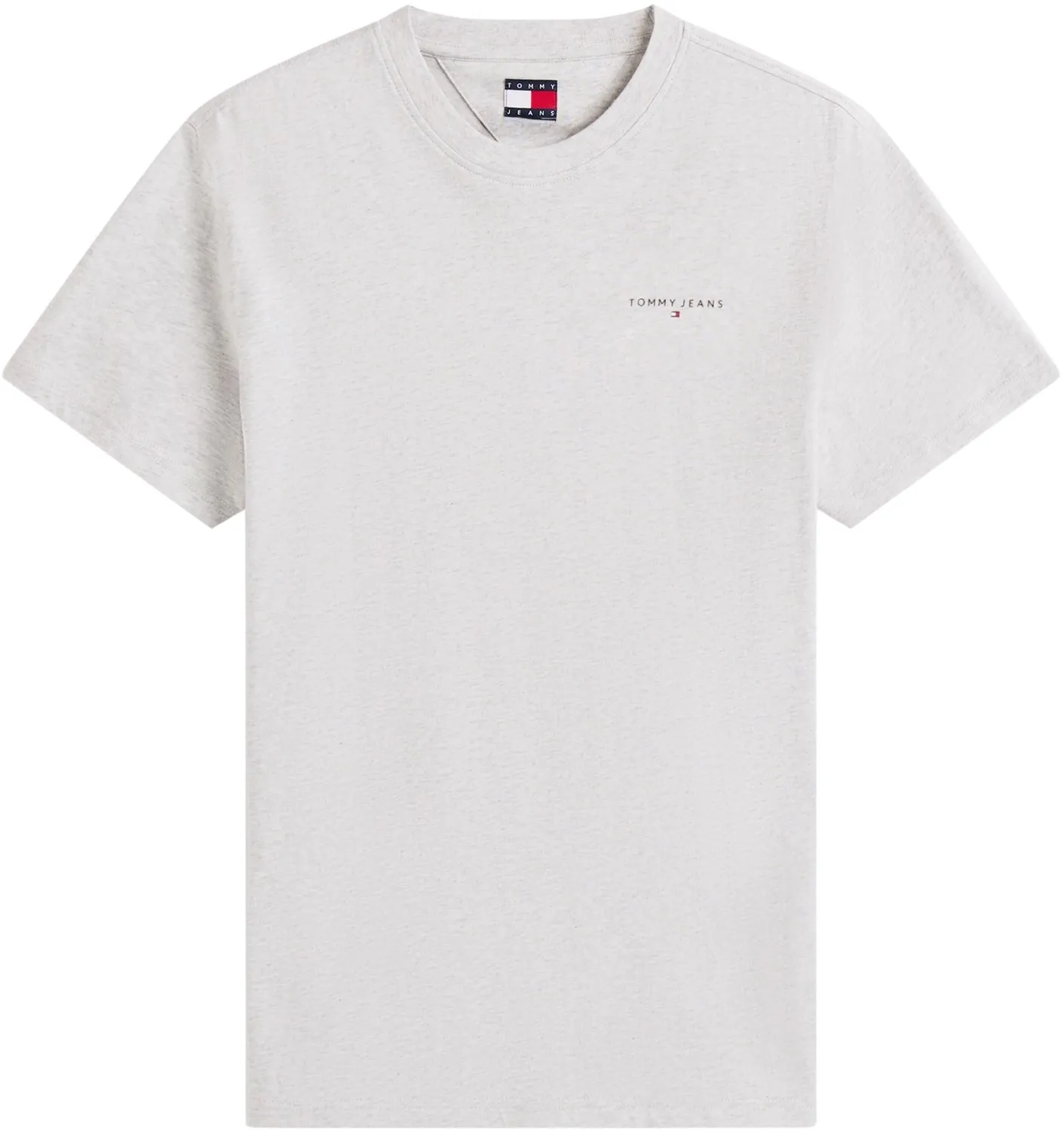 Tommy Jeans Slim T-Shirt Herren Schwarz Rundhals