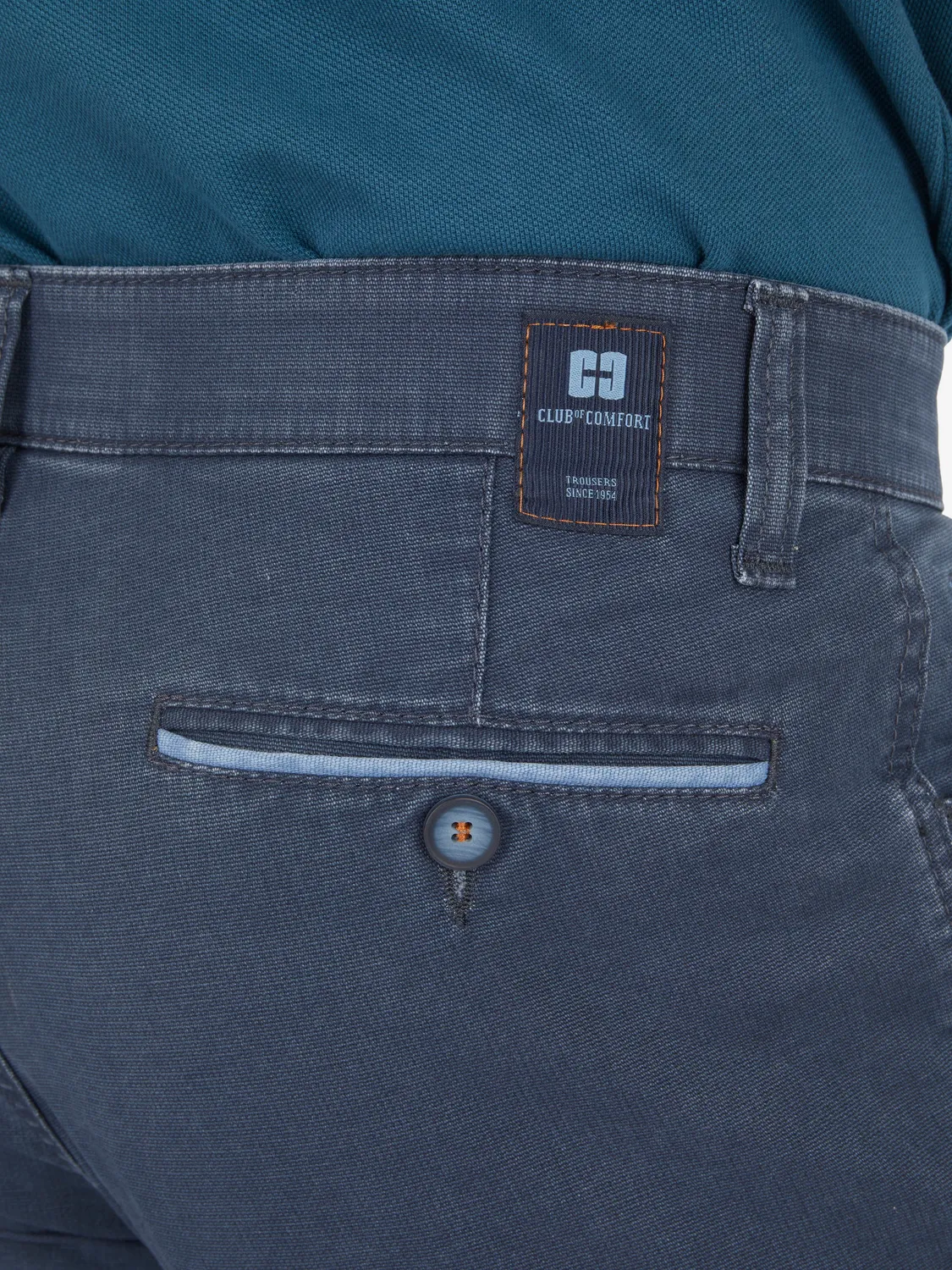 Club of Comfort Marvin 7506 Hose mittelblau Stretch