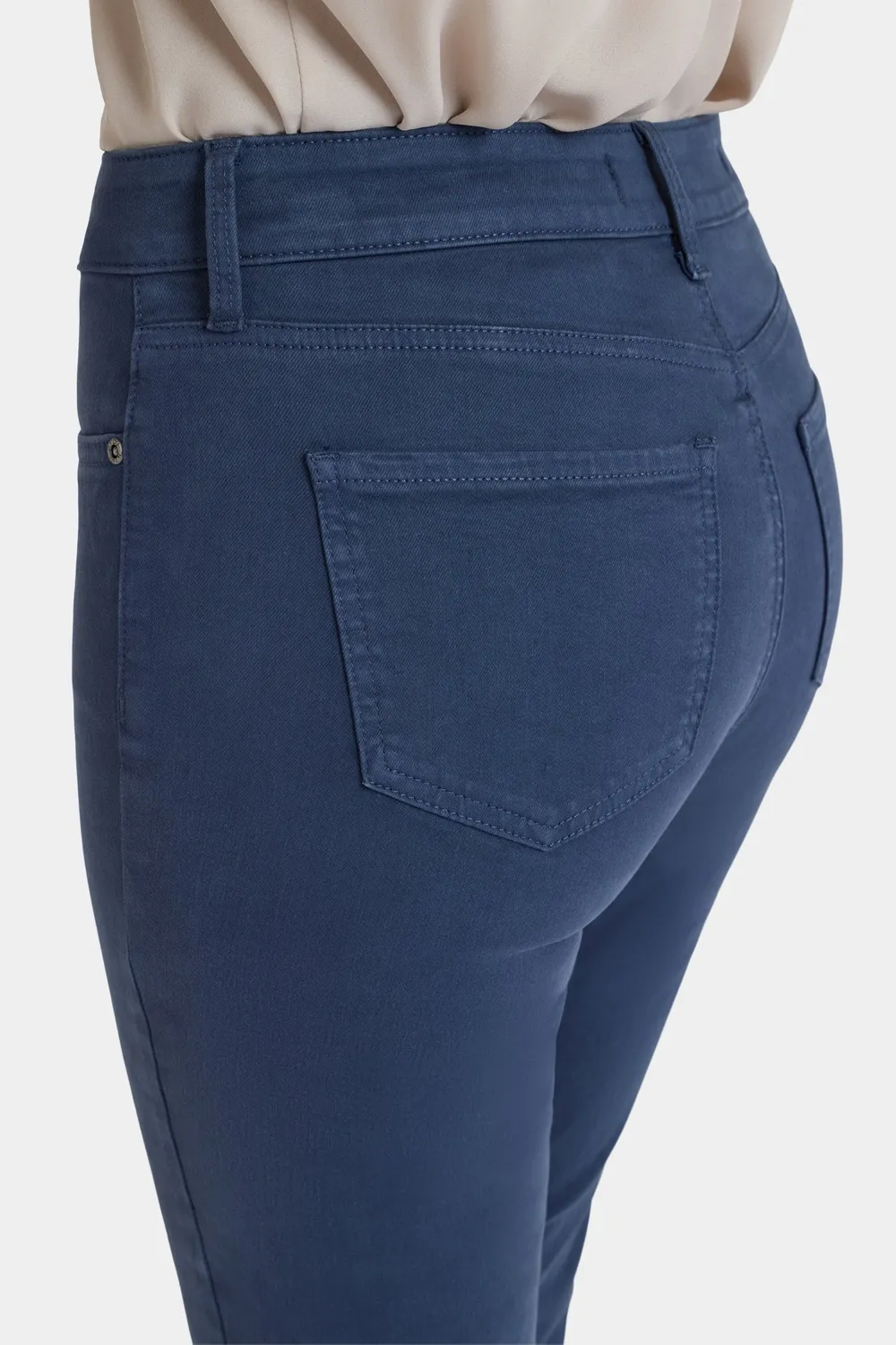 NYDJ Marilyn Straight Jeans Vintage Navy High Rise