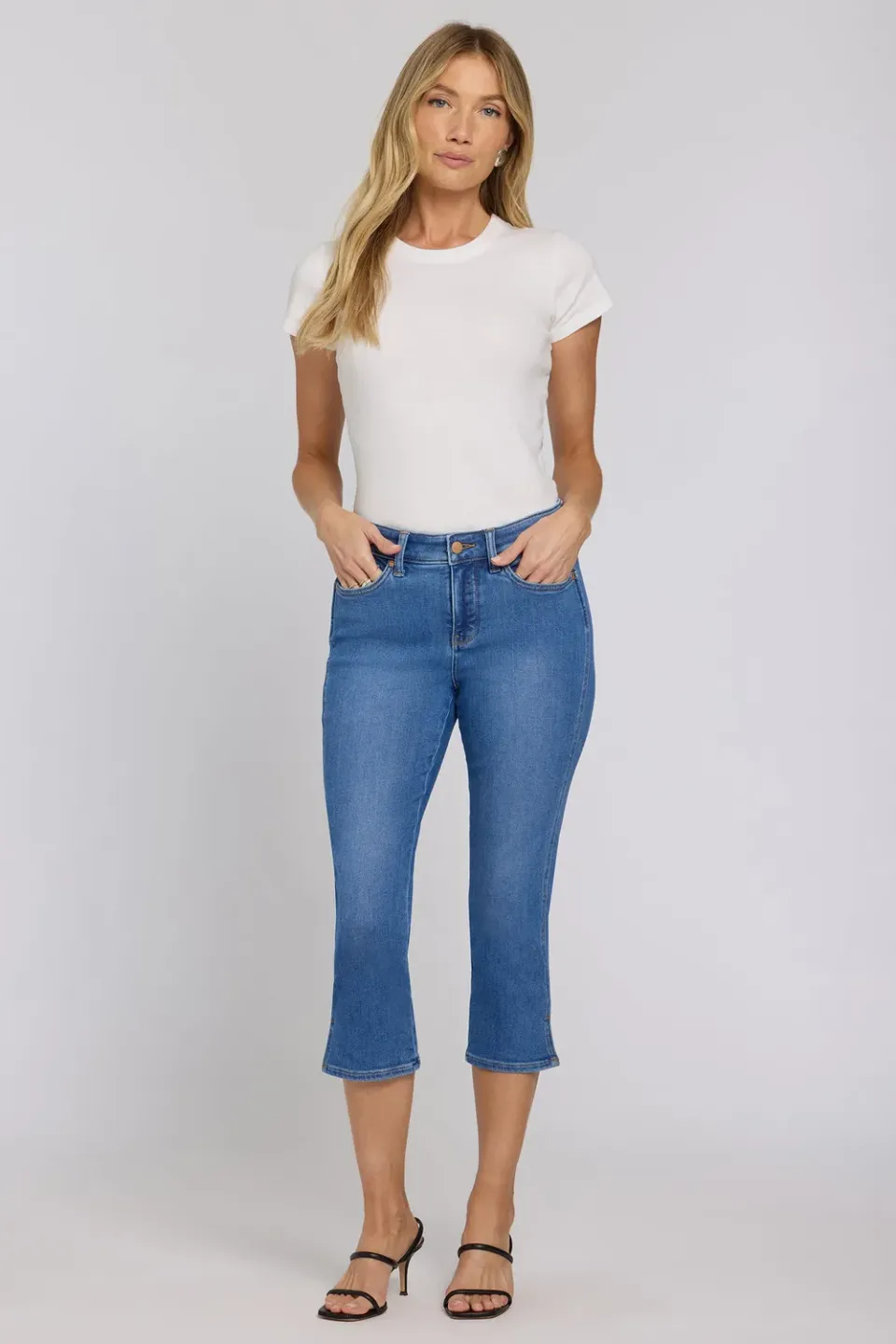 NYDJ Chloe Capri Jeans Blue Paradise