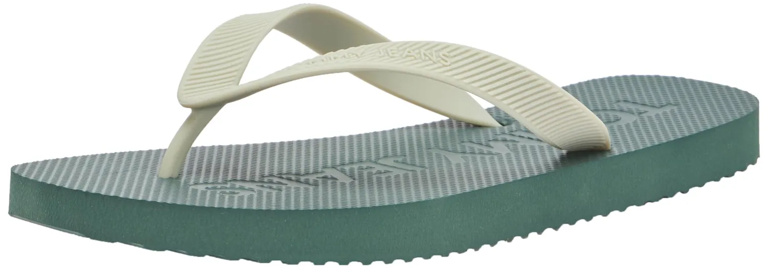 Tommy Jeans Herren Flip Flops Zehentrenner rot