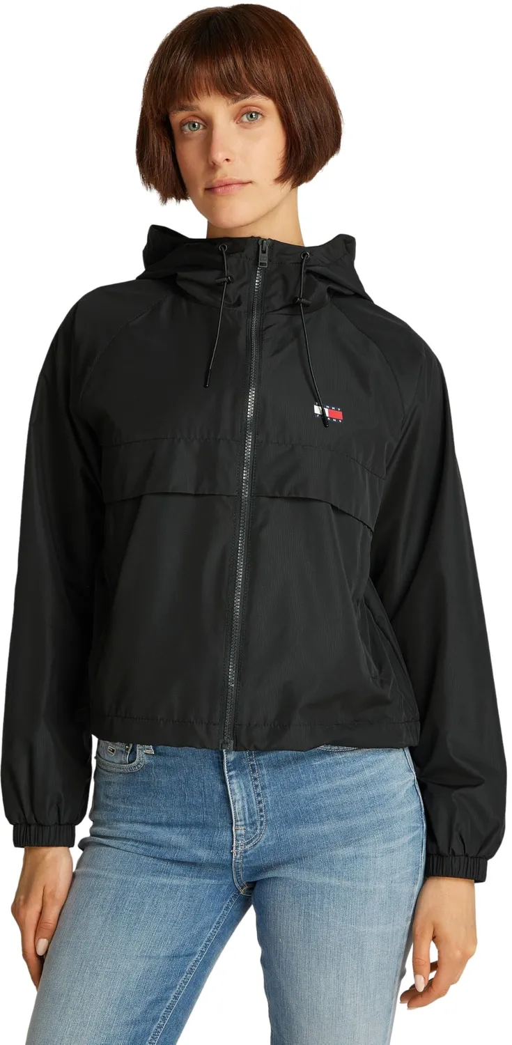 Tommy Jeans Essential Damen Windbreaker Jacke mit Kapuze